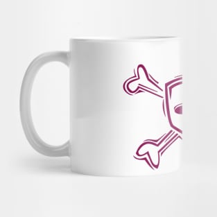 Rebellion in Bones - Fed-Up Skull and Crossbones Mug